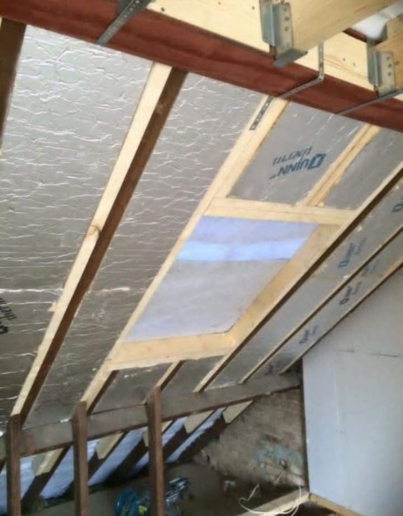 Loft insulation and boarding